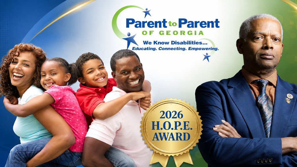 Parent to Parent of Georgia Receives 2026 H.O.P.E. Award from Congressman Hank Johnson